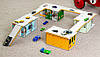 Ігровий набір дитячий Автокомплекс 4104 зі з'їздом. Набір машинок, фото 2