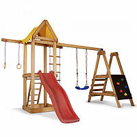 Детская спортивная деревянная площадка Babyland-20, размер 2.4х1.54 х 3.76м