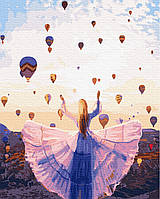 Картина по Номерам Волшебные шары Каппадокии 40х50см RainbowArt