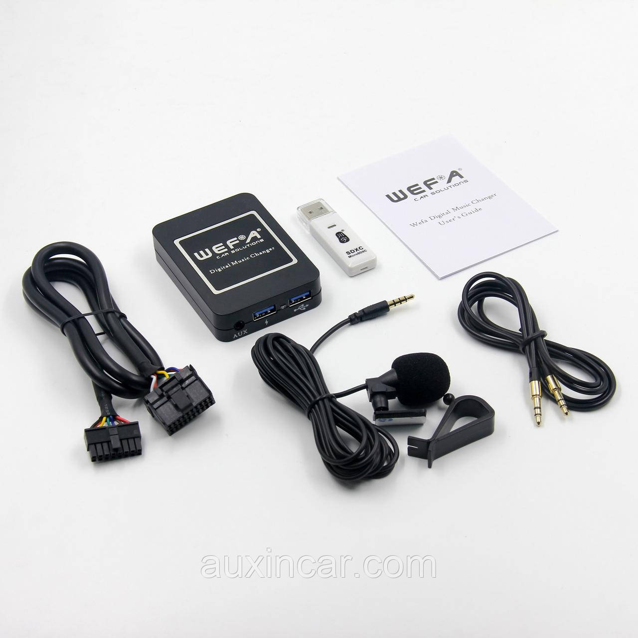 Емулятор сд чейнджера Wefa WF-606 Bluetooth/MP3/USB/AUX для Subaru