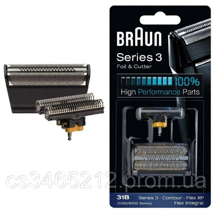 ОРИГИНАЛ Сетка +Нож Braun 31B, 31S Браун Series 5000/6000 Ножевой Блок ...
