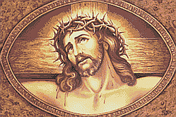 Схема для вишивки бісером Рб-2-678 Ісус в терновому вінку