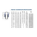 Муфта МРН з різзю Wavin Ekoplastik DN 40x1 1/4" зовнішня (Чехія) SZE04040XX, фото 4