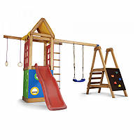 Детская спортивная деревянная площадка Babyland-24, размер 2.4х1.8 х 3.76м