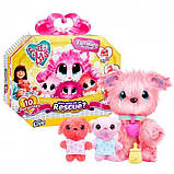 Ігровий набір сюрприз 9199 М'яка іграшка пухнастик Няшка-потірочка, сім'я, фото 4