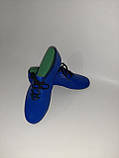 Шкіряні джазівки сині українського виробника Vlad&K, фото 3