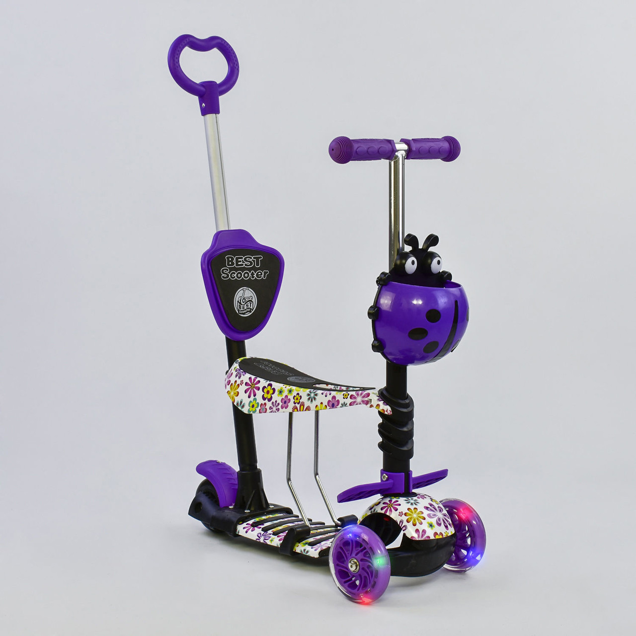 Самокат 5в1 Best Scooter 97240 абстракція