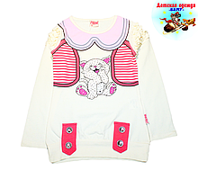 Туніка для дівчинки "Кішка сміється" (4,5,6,8 років)