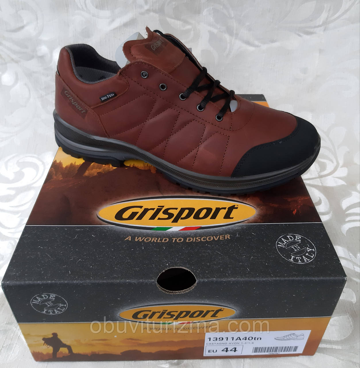 Шкіряні якісні фірмові черевики Grisport 13911А4tn (40/41/42/43/44/45)