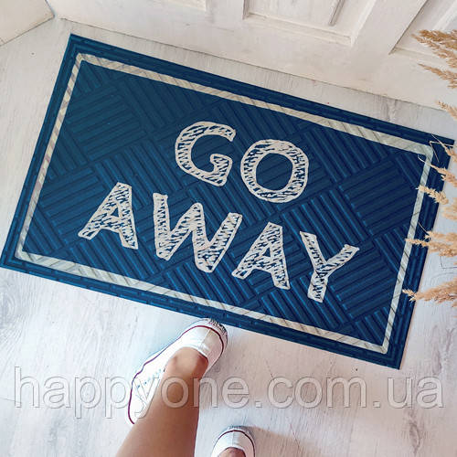 Килимок придверний Go away