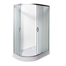 Душова кабіна 012 JK R 120х80 глибокий піддон, асиметрична права, фото 2