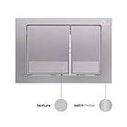 Змивна клавіша для інсталяції Q-TAP Nest QT0111M06029SAT подвійна матована сатин 72466, фото 3