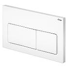 Кнопка зливу для інсталяції VIEGA подвійна біла 105570 000019093, фото 3