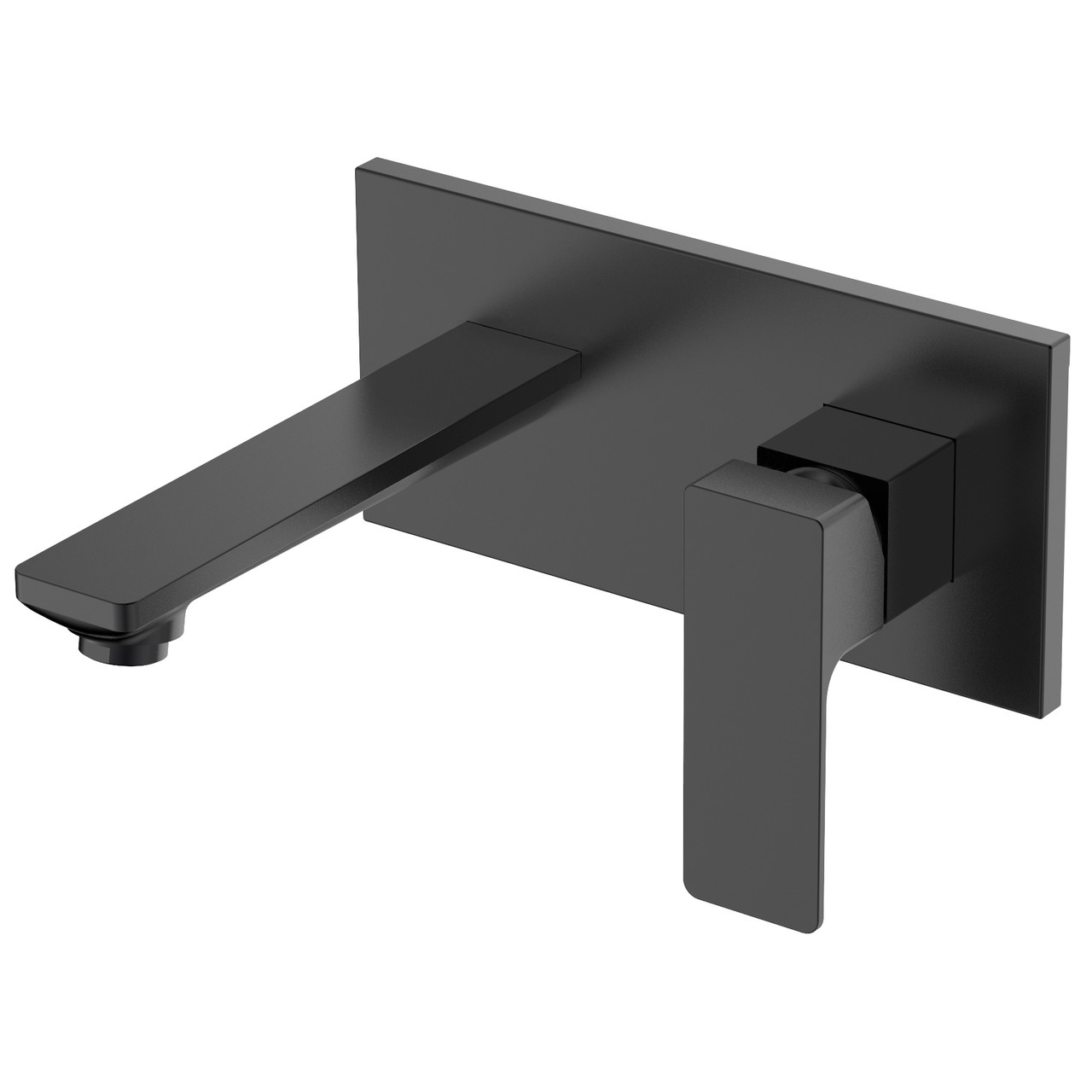 Змішувач для умивальника настінного монтажу VOLLE LEON 1511.010304 чорний латунь 132655, фото 1