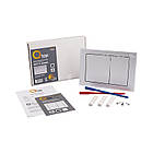 Змивна клавіша для інсталяції Q-TAP Nest QT0111M06029SAT подвійна матована сатин 72466, фото 5