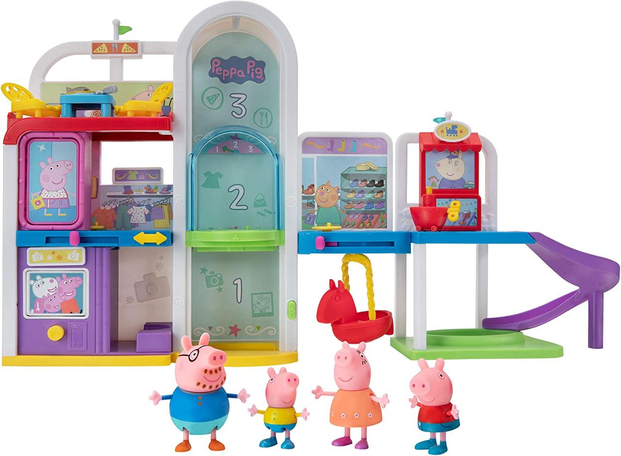 Ігровий набір Свинка Пеппа з сім'єю Торговий центр Peppa Pig Shopping Mall
