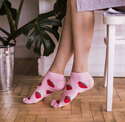 Шкарпетки з принтом Style Полуниця р 36-39