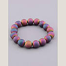 Браслет на руку из натуральных камней агата sunstone 17 сантиметров длина, фото 2