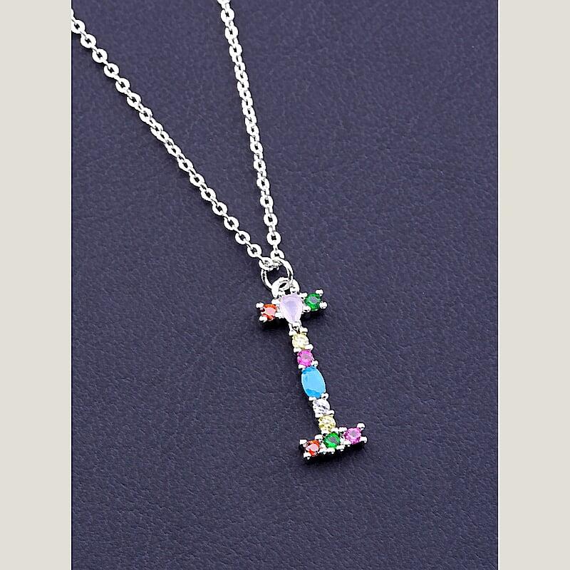 Підвіска біжутерія жіноча на шию Xuping Jewelry Фіаніт 40 см родієве покриття