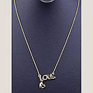 Підвіска біжутерія жіноча на шию Xuping Jewelry 45 см позолота 18к, фото 2