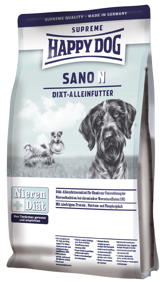 Happy Dog SANO N (Хеппі Дог САНО Н) сухий корм для собак у разі захворювань печінки, нирок і серцево-судинних
