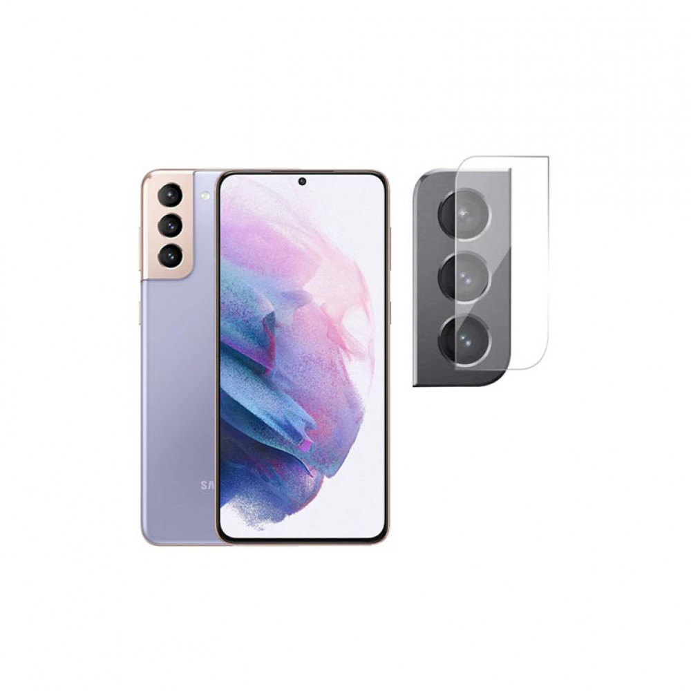 Протиударна гідрогелева плівка Hydrogel Film для Samsung Galaxy S21 Plus 5G на камеру 3шт, Transparent, фото 1