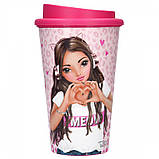 Top Model To-Go Cat Стакан з кришкою Кішка Таліта 350 мл Топ Модел Чашка, фото 2