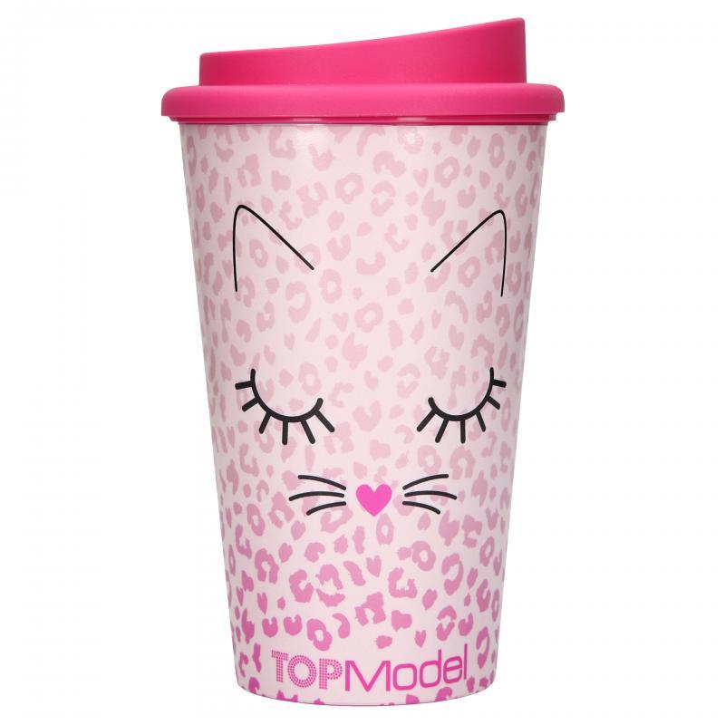 Top Model To-Go Cat Стакан з кришкою Кішка Таліта 350 мл Топ Модел Чашка, фото 1