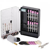 Насадки (камені), фрези для гравера 42 шт INTERTOOL BT-0012