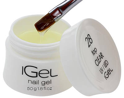 Топ гель iGel Top Gel Clear No28 з липким шаром 50 г