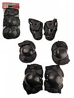 Захист рук та ніг MS 0032 для катання на велосипеді, роликах, скейті, самокаті  Чорний