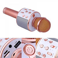 Караоке  мікрофон  WS-858  WS-858(RoseGold)