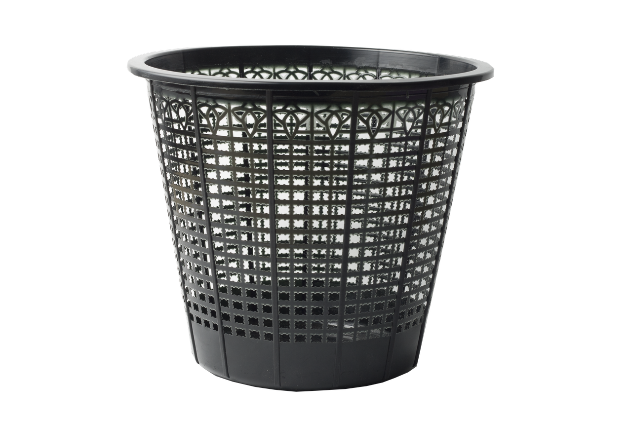 /Корзина офісна для паперів 69 л пластик чорна (Р)