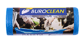/Пакети для сміття 35л/30шт сині 500х600мм 8мкм BuroClean EuroStandart