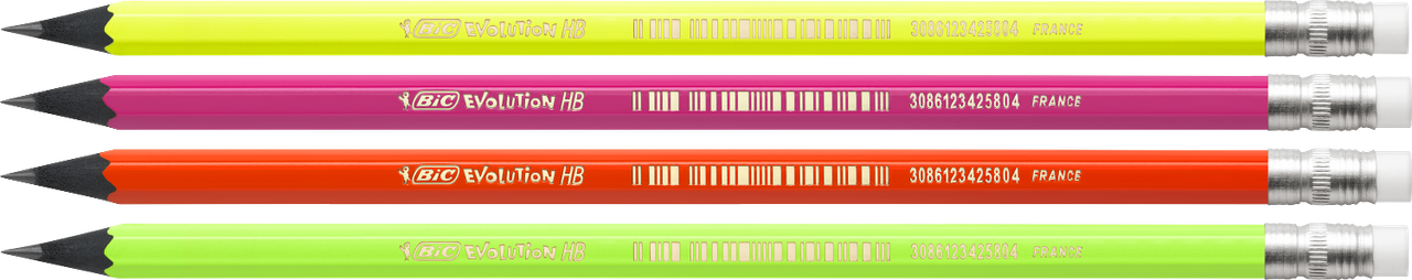 /Олівець Evolution Fluo з гумкою HB