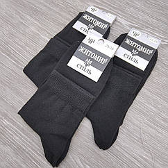 Шкарпетки жіночі середні демісезонні Житомир СТИЛЬ 23-25, чорні, 30030337