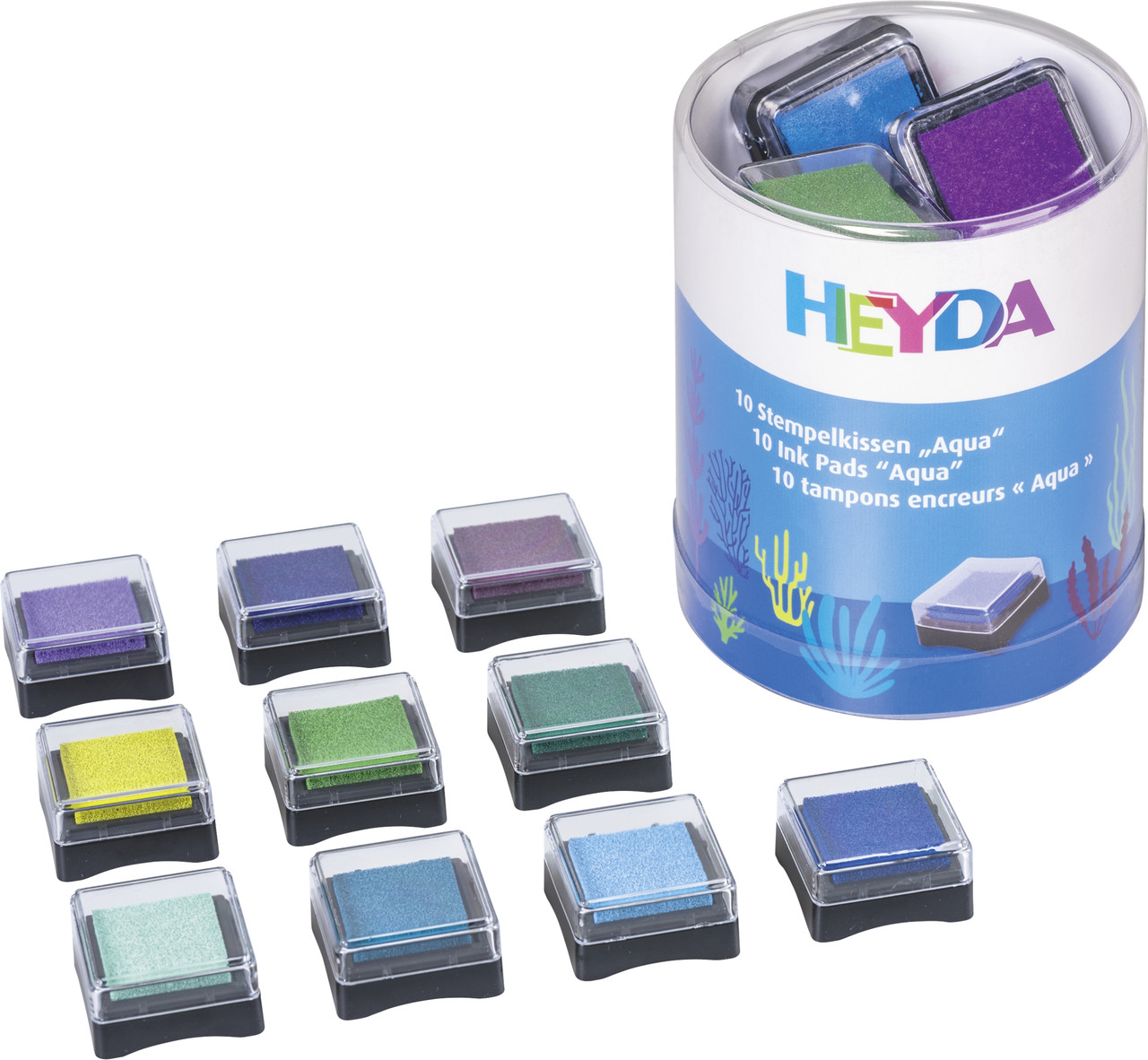 Набiр чoрнильних подушечок Heyda 10 шт 204888472