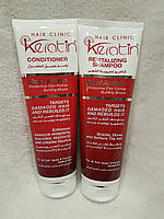 Шампунь, кондиціонер із кератином E-Keratin HAIR CLINIC Єгипетський