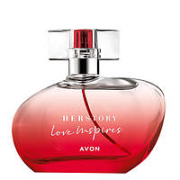 Женская парфюмерная вода Avon Herstory Love Inspires для Нее, 50 мл хирстори лав инспирз духи Эйвон