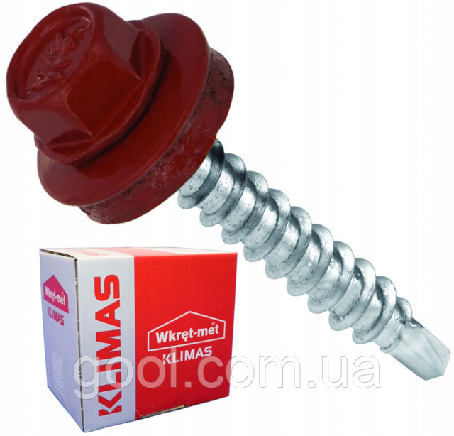 саморез кровельный цвет 3009 по дереву 4,8х70