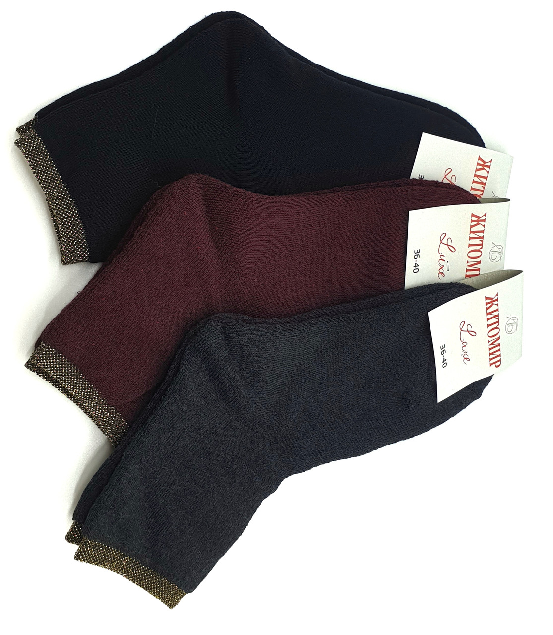 Жіночі махрові шкарпетки