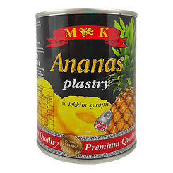 Ананас кільця МК МК 565g 24шт/ящ (Код: 00-00003245)