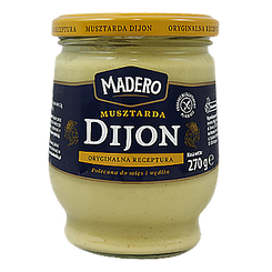 Гірчиця діжон Мадеро Madero Dijon 270g 12шт/ящ (Код: 00-00005427)