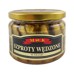 Шпроти в олії МК МК (скло) 175/250g 12шт/ящ (Код: 00-00001616)