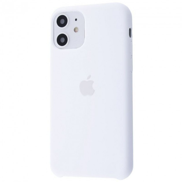 Чохол Silicone case для IPhone 12 White білий