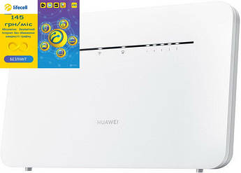 Wi-Fi роутер Huawei B535-232 LTE-Advanced Cat7 + Lifecell Повний Безліміт 199 грн/міс
