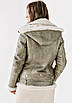 Дублянка авіатор косуха VK оливкова з капюшоном (Арт. LT411-O), фото 2