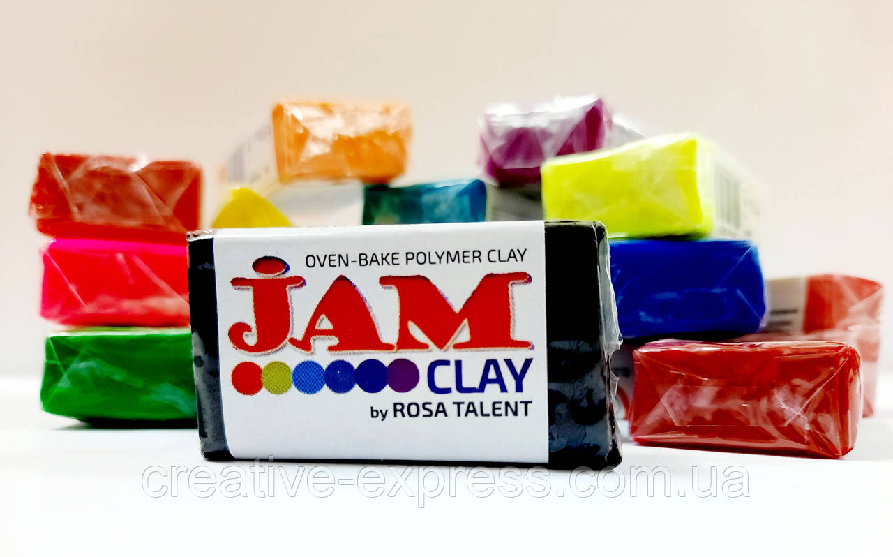 Пластика Jam Clay, Чорний, 20г