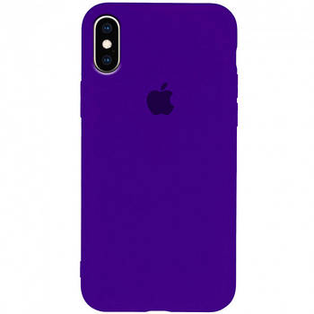 Чохол Silicone case для IPhone X/Xs Ultraviolet фіолетовий