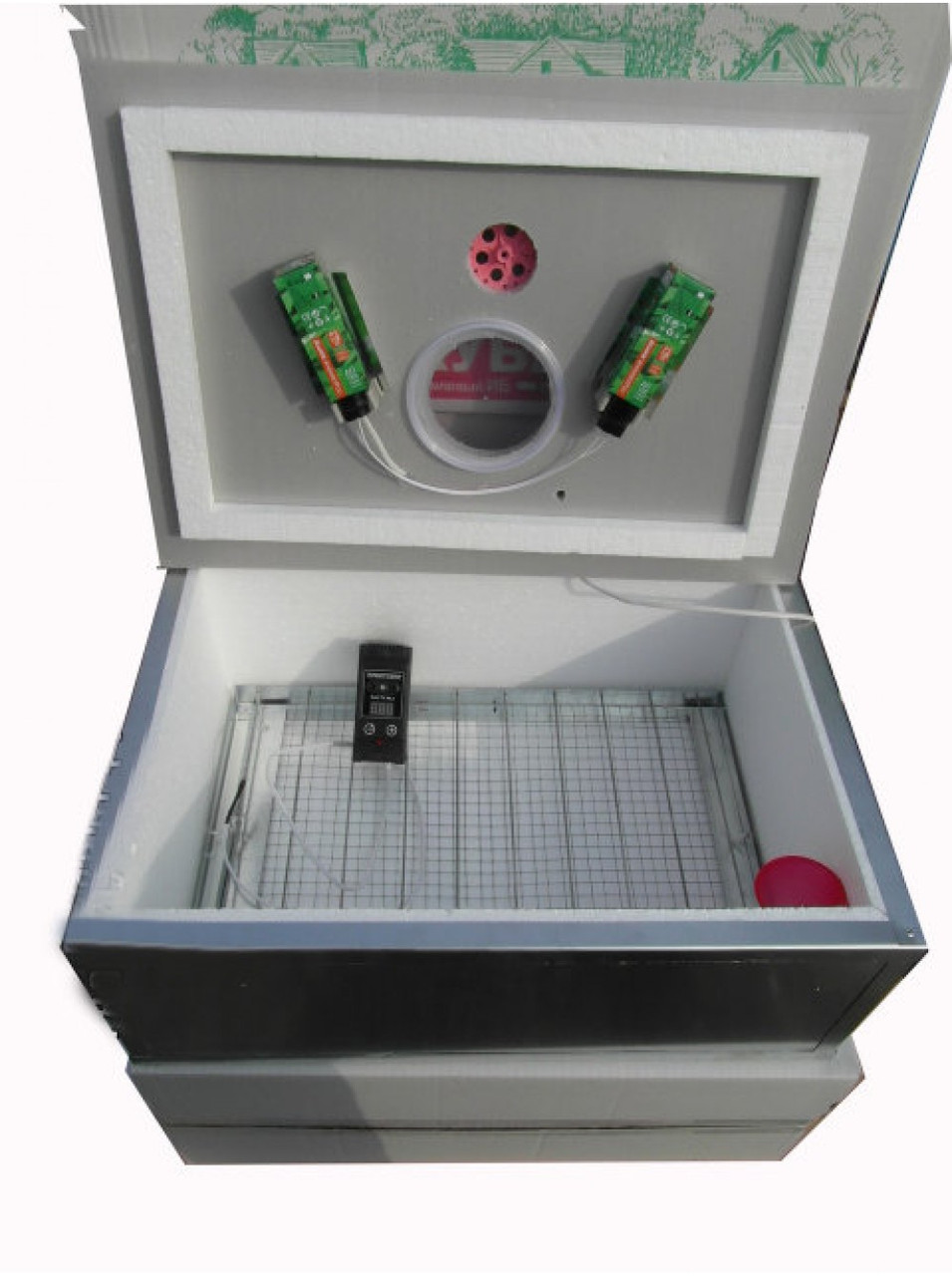 Инкубатор цифровой для яиц Наседка ИБМ-100 с механическим переворотом в металлическом корпусе - фото 3 - id-p1349192505